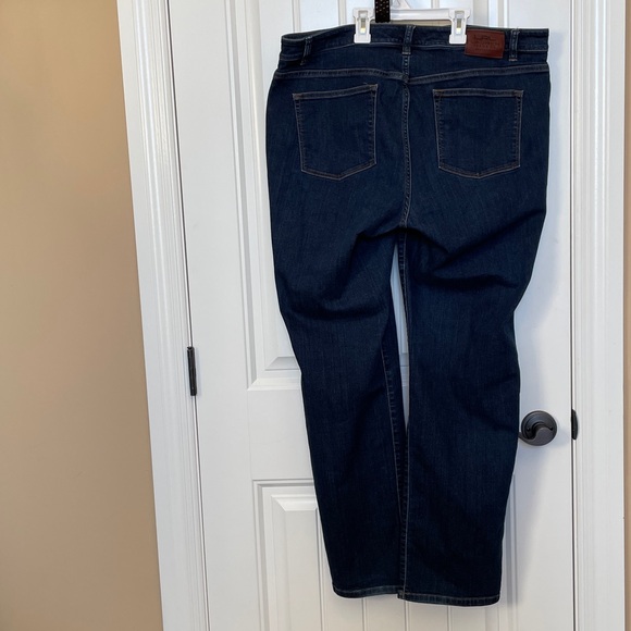 18 W Lauren Ralph Lauren Classic Blue Women's Jeans Modern-Straight Curvy - Picture 3 of 16